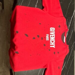 Givenchy Red and Black Shirts & Tops